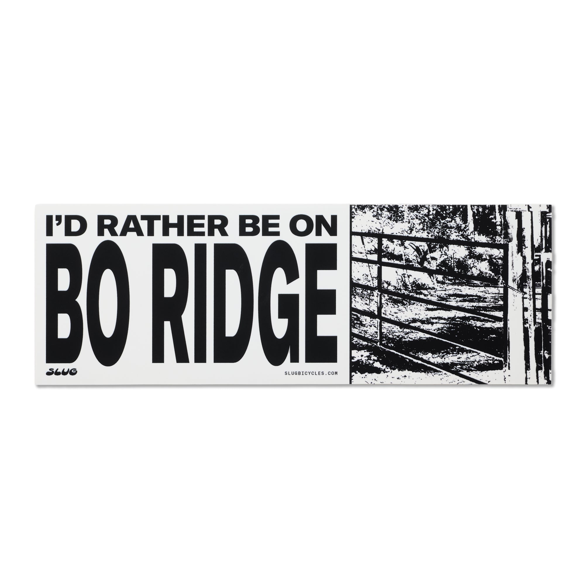 Bo Ridge Bumper Sticker